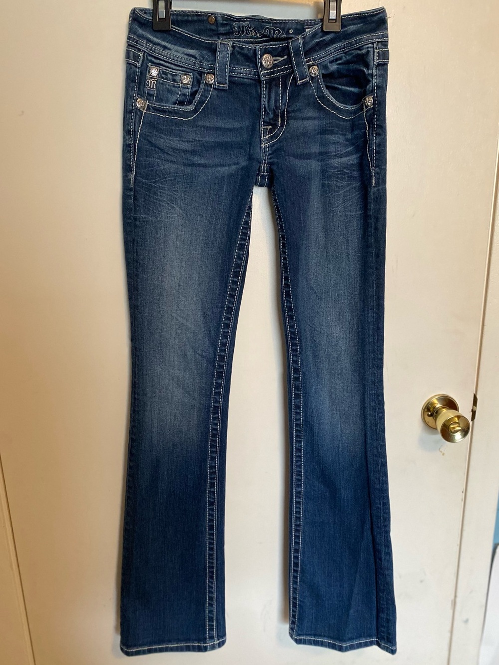 Miss Me Dark Blue Flare Jeans
